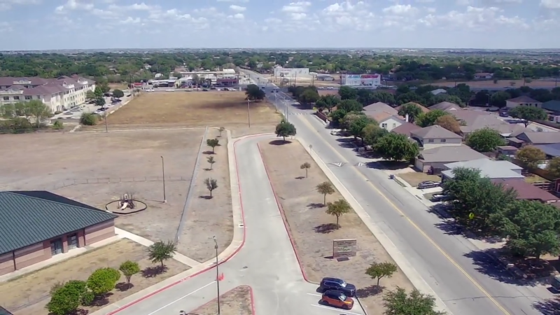 Aerial photo of the Kirby, Texas