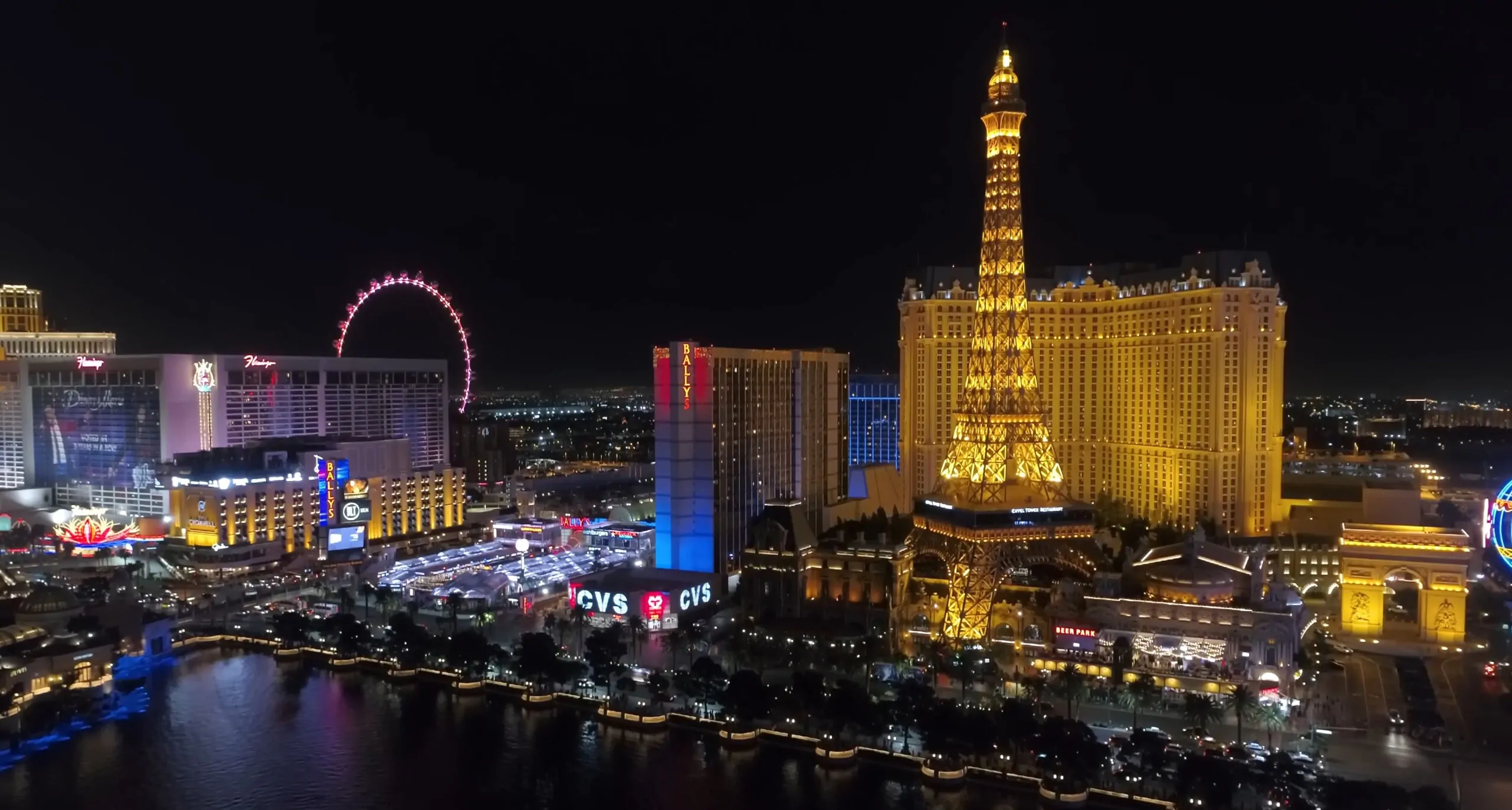 Las Vegas, NV drone shot