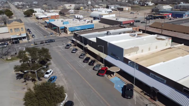 A look at the Snyder, Texas from above