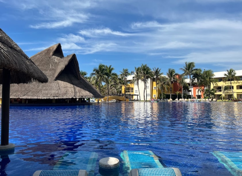 Beautiful pools at Barceló Maya Palace in Riviera Maya