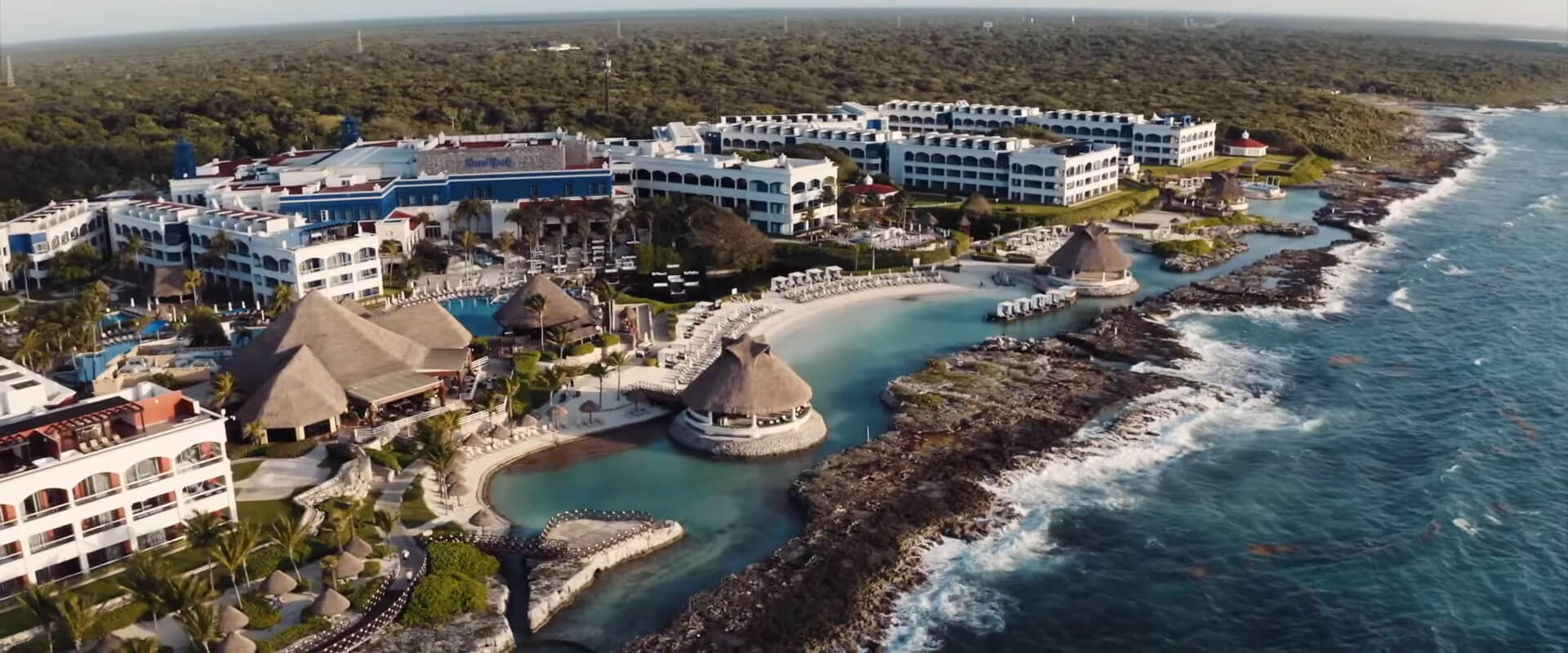 Hard Rock Hotel Riviera Maya captured by drone