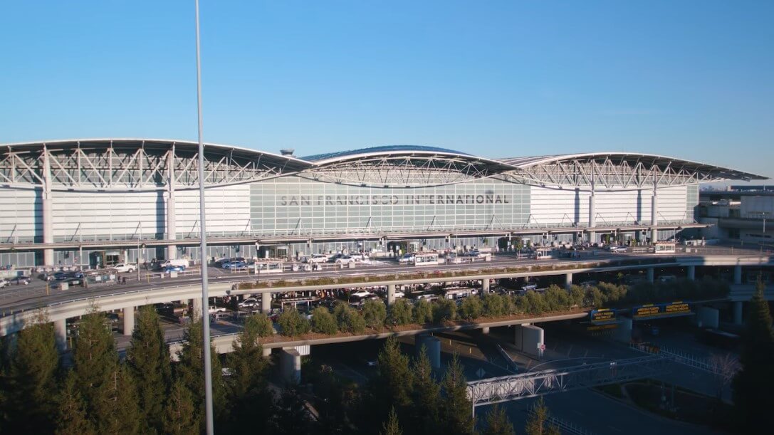 Number of US international airports