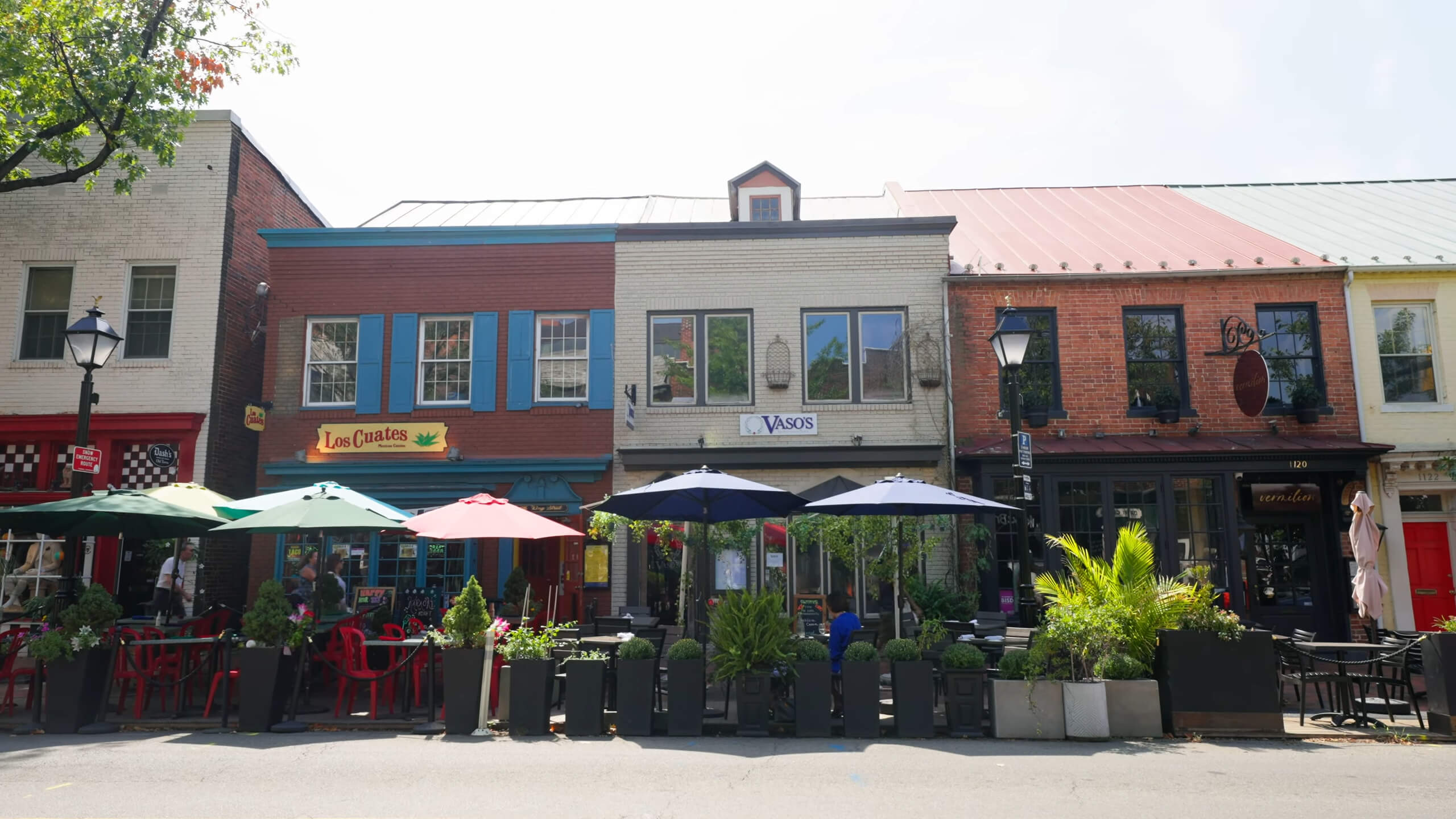 Restaurants in Old Town Alexandria, Virginia