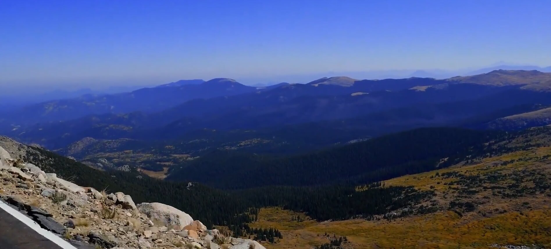 The Mount Evans Scenic Byway in Colorado