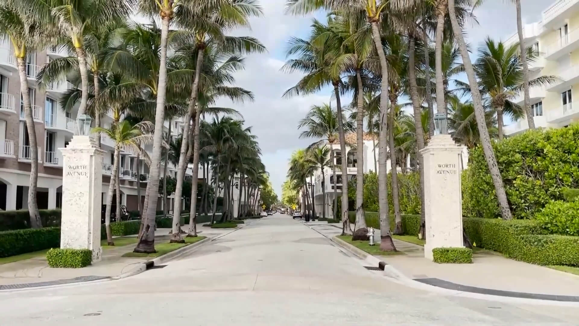 Worth Avenue in Palm Beach, Florida