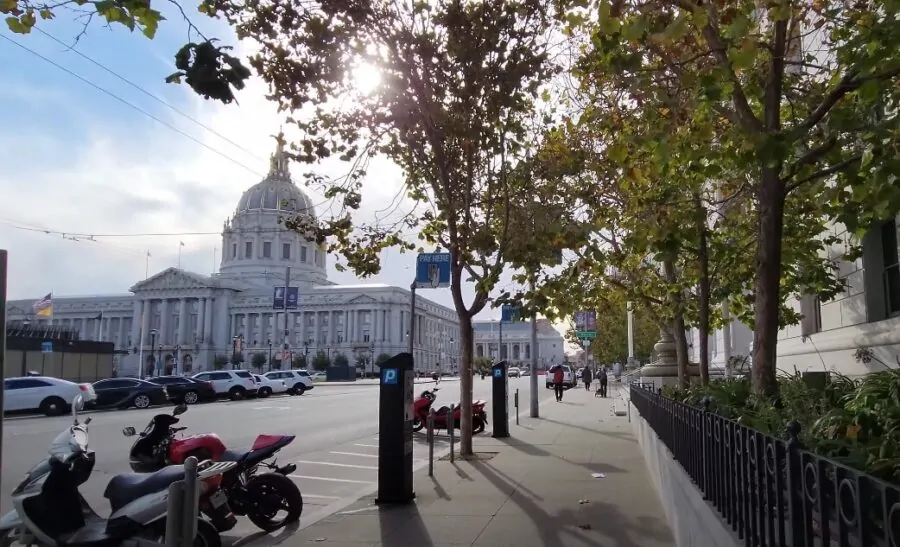 Autumn at Civic Center in San Francisco