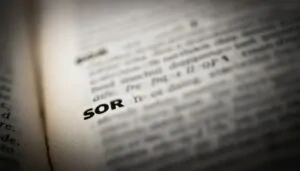 SOR term in dictionary