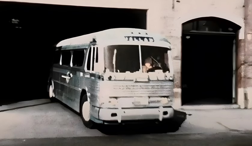 Bus from Freedom Ride in 1961