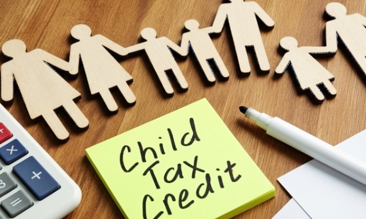 Visual representation of a child tax credit calculator