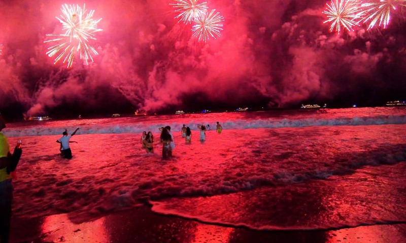 New Year fireworks locations