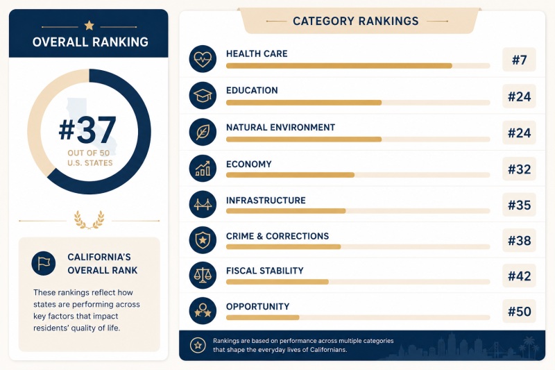 California annual rankings 2026