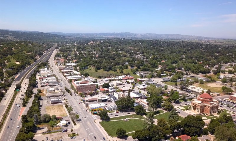 Low traffic cities in California