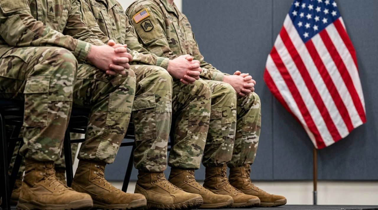 Transgender troops court shield