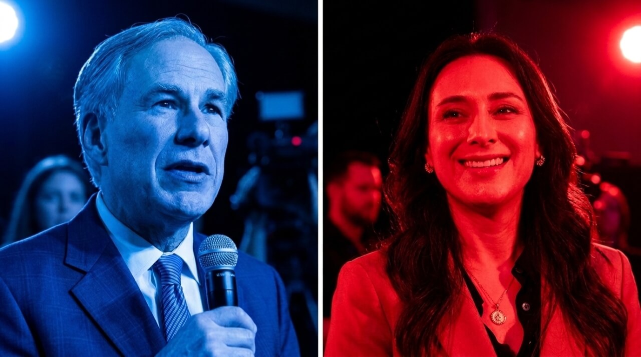 Greg Abbott and Gina Hinojosa, candidates in the 2026 Texas governor election