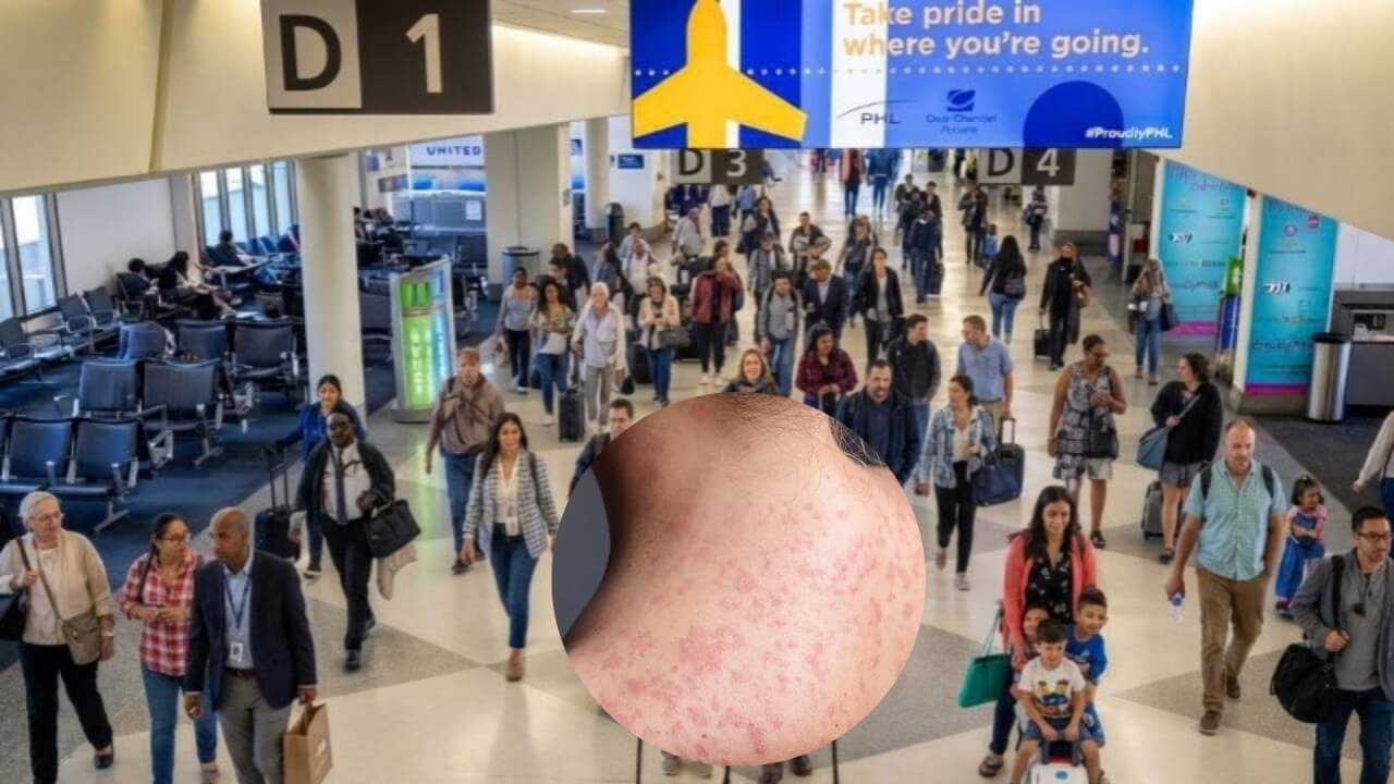 Measles exposure Philadelphia Airport