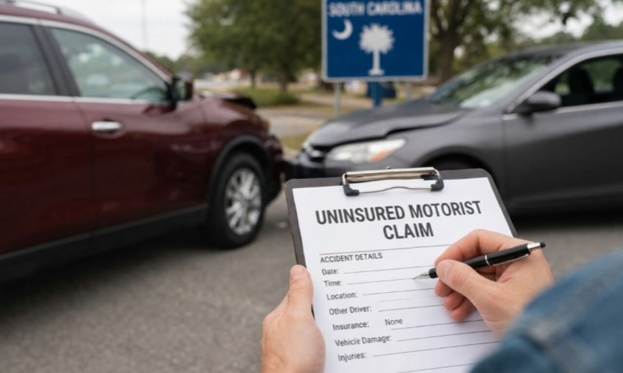 Uninsured driver accident