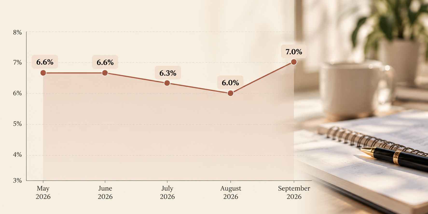 Line chart showing Black unemployment falling to 6.0% in August before rising to 7.0% in September 2026.