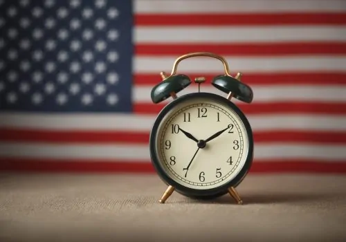 Daylight_Savings_Time_US_flag_in_background